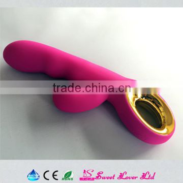 2016 Popular soft silicone vibrator sex toys ladies rechargeable multy function girls masturbation sex rabbit vibrator