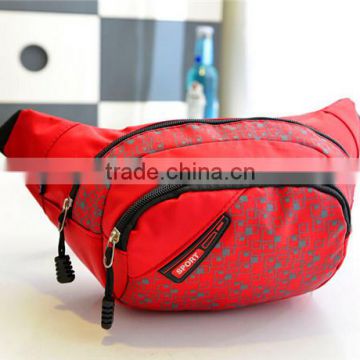 Stylish nylon outdoor small backpack sport waist bag
