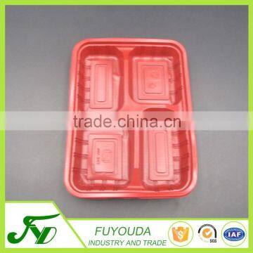 Food grade PP colored disposable plastic cookie container