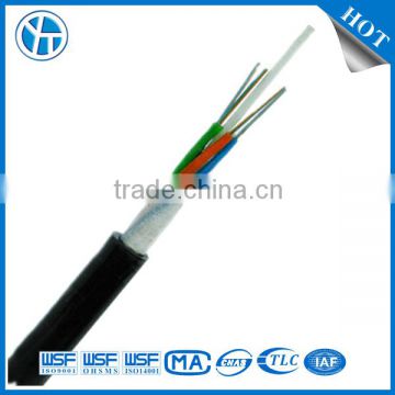 2 4 6 12 24 48 60 72 96 144 core Outdoor single mode fiber Optic Cable non-metallic strength member