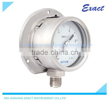 Good Quality Screw In Type Pressure Gauge With Back Flange