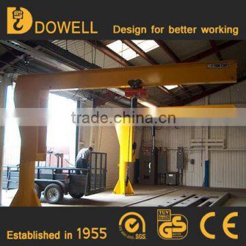 Light Weight Overload Protection electric hoist jib crane 1t