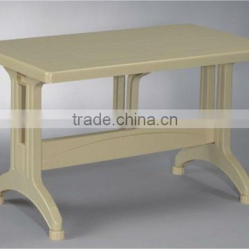 plastic dining table and chair