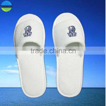 open toe high grade terry slipper