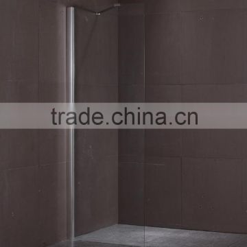K-563 alibaba china walk in shower bath shower screen frameless single door glass shower screen