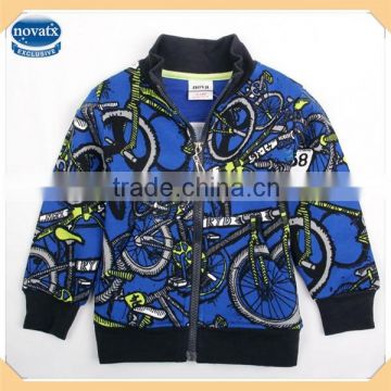 ( A4462 ) BLUE 18M-6Y children casual cheap clothes baby boy fleece jackets kids winter jacket