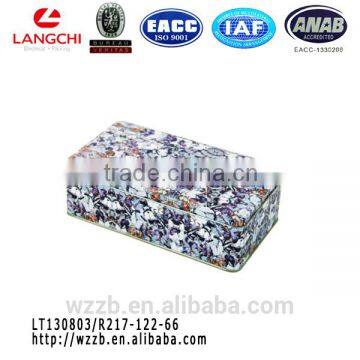 rectangular tin box