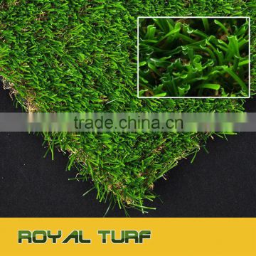 Natural colour synthetic lawn for landscape U shaped fiber