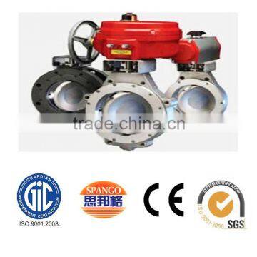 double flange double eccentric butterfly valve with EPDM seat