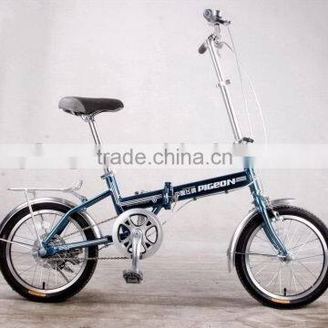 16" steel blue folding bike/bicycle/cycle