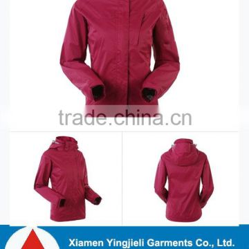 waterproof nylon windbreaker jacket with hood