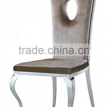 Top Gear Classic Modern Design Stainless Steel Dining Chair