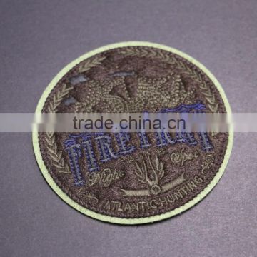 2016 Hot sales laser cutting woven clothing patches