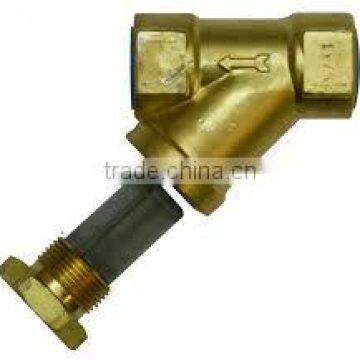 brass y type water strainer with thread end