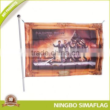 Long lifetime factory directly 12 feet flag pole for sell