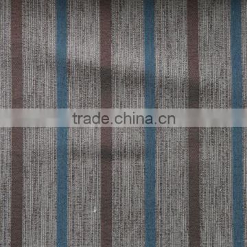 Wholesale Turkish chenille yarn dyed stripe curtain fabric for window drapes