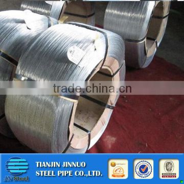 Q195 zinc galvanized steel wire bright from wire manufactur