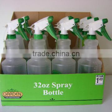 32OZ garden spray bottle plastic with printing#TG60415