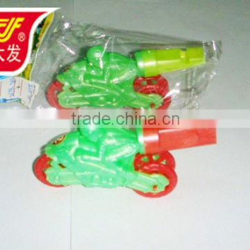 plastic toy motorcycle with whistle