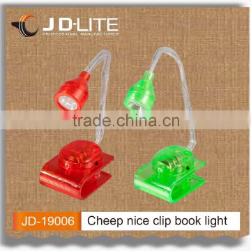 1 LED Flexible light mini book light led clip light