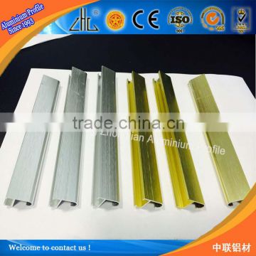 Guangdong aluminum extrusion supply shining brushed aluminum framing extrusion