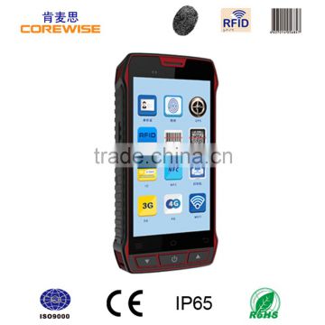 Manufacturer smart PDA CFON640 5.0inch cheap price handheld android waterproof IP65 nfc card reader wifi terminal