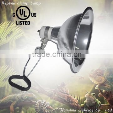 UL CE VDE 8.5" E27 150W max terrarium heating and lighting reptile clamp lamp