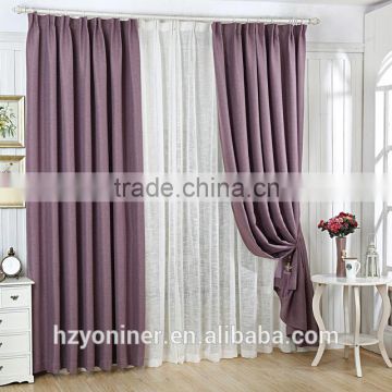 2016 100% polyester linen-looks fabric/linen-like fabric for curtain and home textile