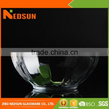 High quality clear glass bowl
