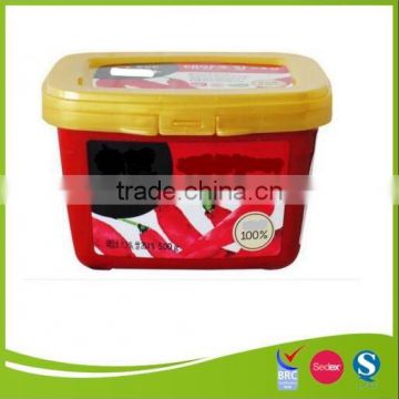 OEM food grade plastic sauce container