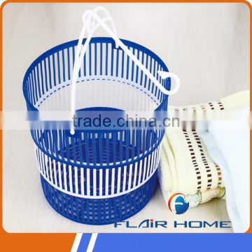 XYB9901-2 nice three layers plastic basket with clothes pegs/clips