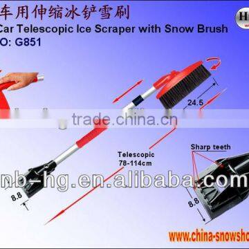 Telescopic Ice Scraper with Snow Brush