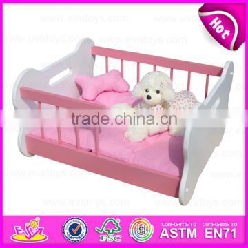 2015 Easy clean wooden luxury dog bed W06F005A
