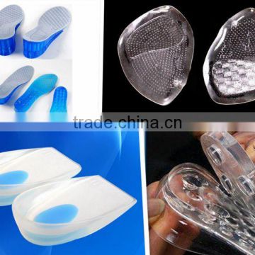 fashion design high quality liquid silicone sole shoe gel pad