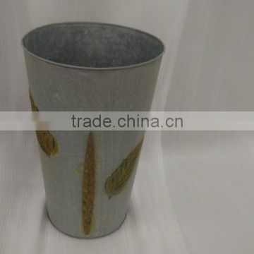 Metal Artifical Discount Wholesale Handamde Cheap Metal Flower Pot WZ15024-29
