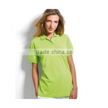 green women sexy polo shirt
