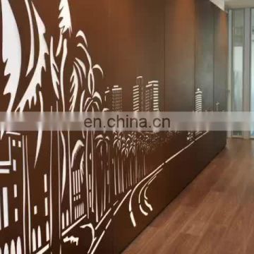 New design chinese laser cut partition / restaurant wall dividers