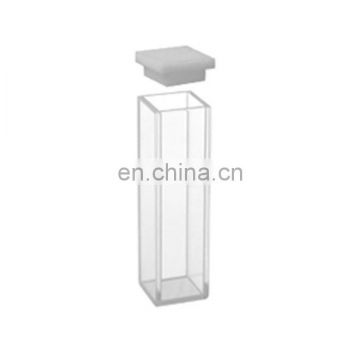 ES Quartz Glass Q-206 Standard fluorometer cell with lid