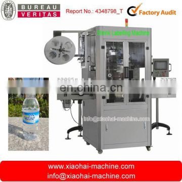 Stainless steel manual mineral water bottle label sleeve shrink machine