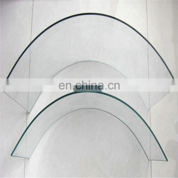 Cheap Bent 6mm 8mm 10mm 12mm Clear Curved Tempered Glass for Building