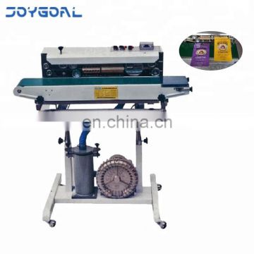 plastic bag soild ink continuous band sealer sealing machine fr-1000