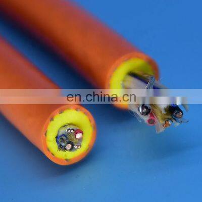 Neutrally buoyant fiber optic cable subsea ROV tether