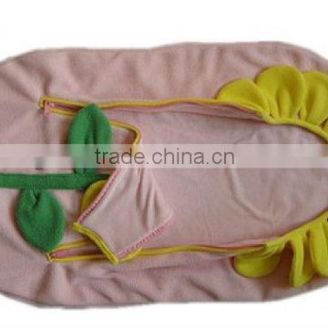 70cm super soft plush pink baby towel