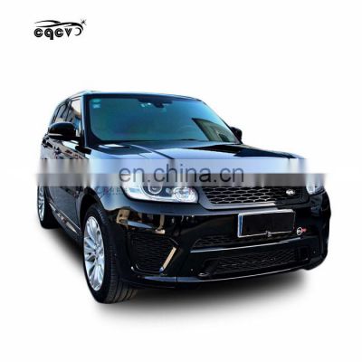 High quality SV.R style body kit for RANGE ROVER sports PP material front bumper rear bumper side skirts and fenders