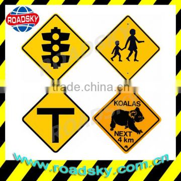 Custom Traffic Signs With Alumiun Plate And High Visibility