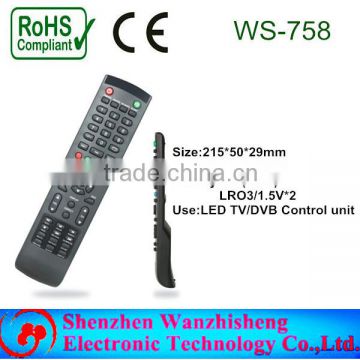 52 keys universal remote control for tv vcd dvd vcr