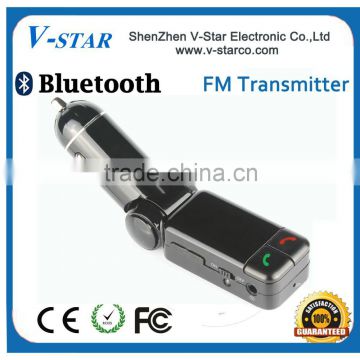 New arrived 4 in 1 FM transimitter car mp3 player with bluetooth for iPhone Samsung