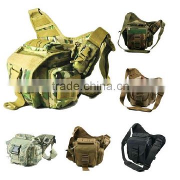 6 Colors Outdoor Army Fans Military Saddle Bags Leisure Riding Mens Sports Single Strap Shoulder Bag Camera Bag 11