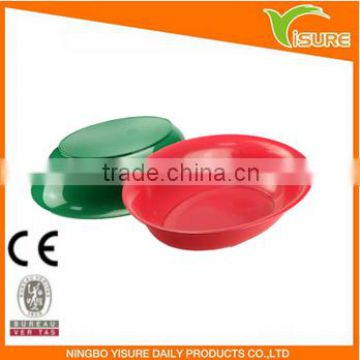 Plastic Colorful Oval Bowl