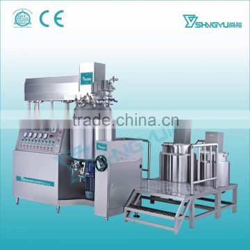 China supplier Guangzhou Shangyu cosmetic 50-5000L capacity vacuum homogenizing blender
